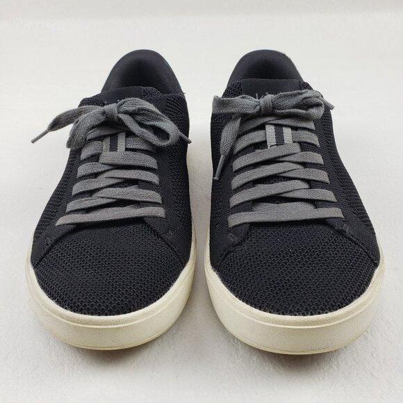 Kizik Irvine Knit Sneaker Women 6.5 Black Hands Free Casual Slip On Lace Up Shoe - Picture 5 of 12